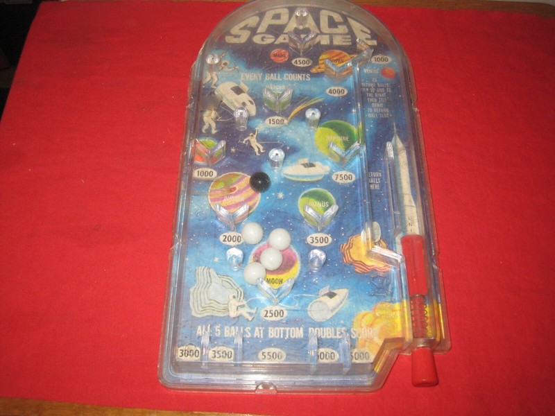 Vintage Hasbro Space Game Pinball Bagatelle