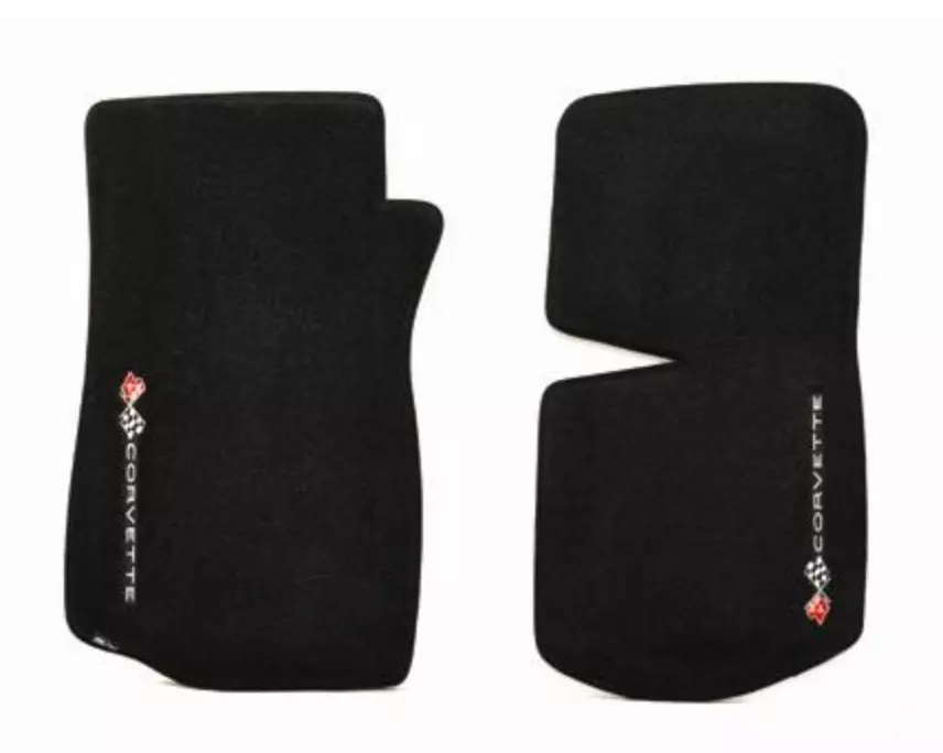 LLOYD Classic Loop FLOOR MATS 1968 to 1982 C3 CORVETTE logos face