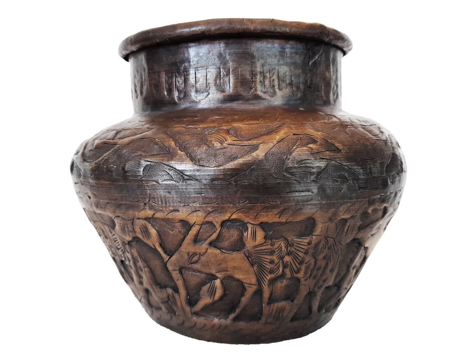 Olla de antigüedades de Asia