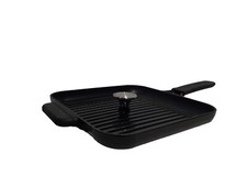 Kitchenaid Cast Iron Grill And Panini Press, Black, 10 x 10, 1919 WL535 RARE