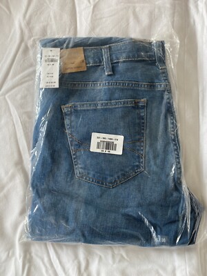 Mens Hollister Epic Flex Super Skinny Destructed Blue Jeans W36