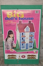 VINTAGE CARDBOARD BIG DOLL'S HOUSE ARTSTRAWS 1994 ALMOST 3 FEET TALL