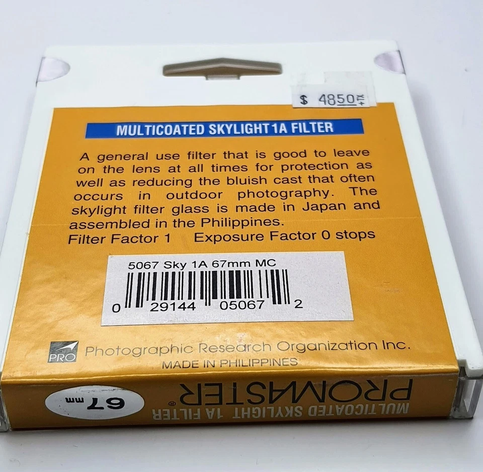 Pro 67mm MC Multi Coated Skylight 1A Glass Lens Filter Japan 67 mm 67 Sky 1 A - Image 3 of 3