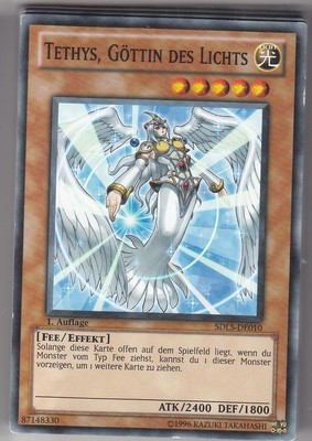 YU-GI-OH Tethys Göttin des Lichts Common SDLS-DE010