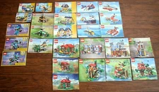 Huge Lot of 27 LEGO Creator Instruction Manuals ONLY 