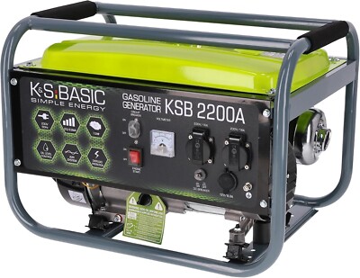 Könner & Söhnen KS Basic 2200A Stromerzeuger 2,2 kW Benzin Notstromaggregat 230V