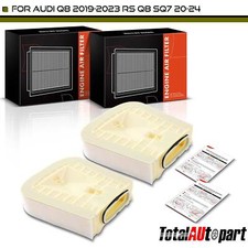 2x Engine Air Filter for Audi Q8 2019-2023 SQ7 2020-2024 Porsche Cayenne Front