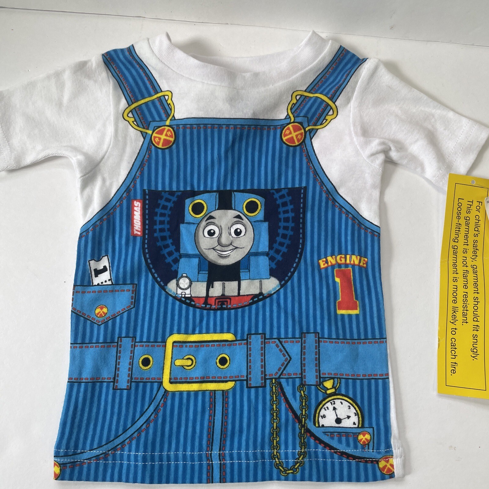 ALTRA Top pigiama Thomas the Tank 2T 2017 100% cotone nuovo (altro)