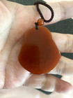 NEW CERTIFIED*RARE*GORGEOUS RED CARNELIAN JADE稀有天然玛瑙红玉佛公BUDDHA NECKLACE — photo 7