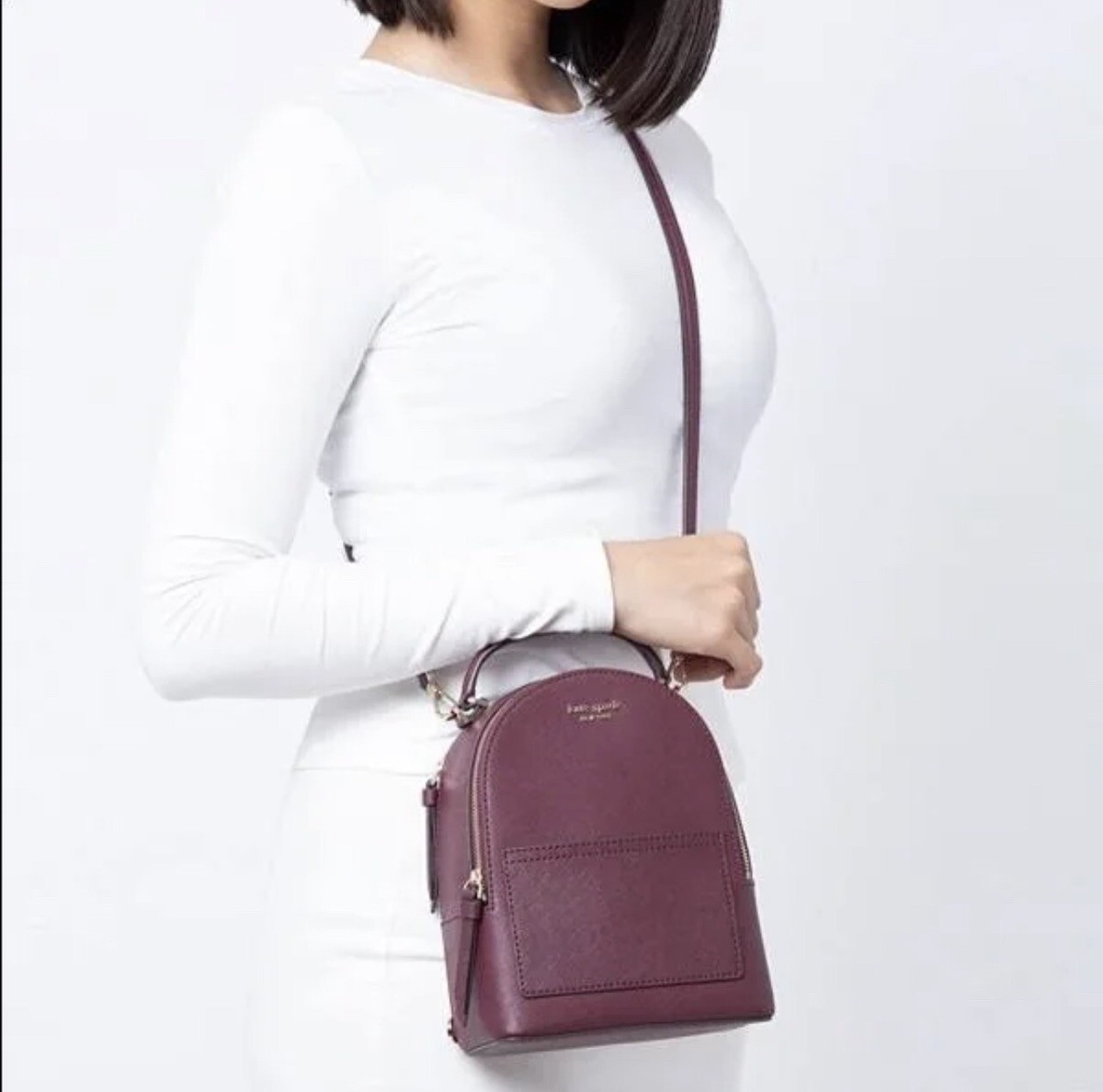 Kate Spade Backpack Cherrywood Cameron Mini Convertible 