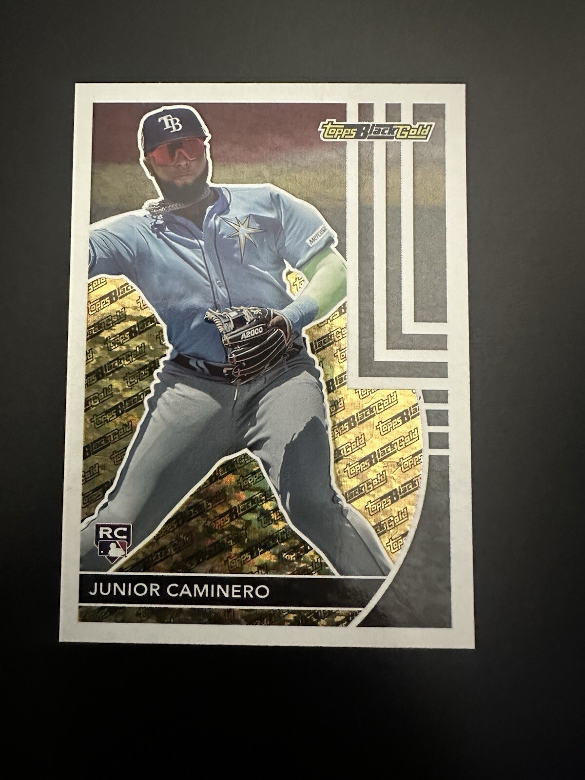 2024 Topps Update Series - Topps Black Gold #BG-12 Junior Caminero (RC)