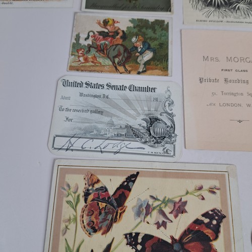 Victorian & Vintage Scrap Lot Ephemera Trade Cards Die Cuts Postcards etc - Picture 6 of 11