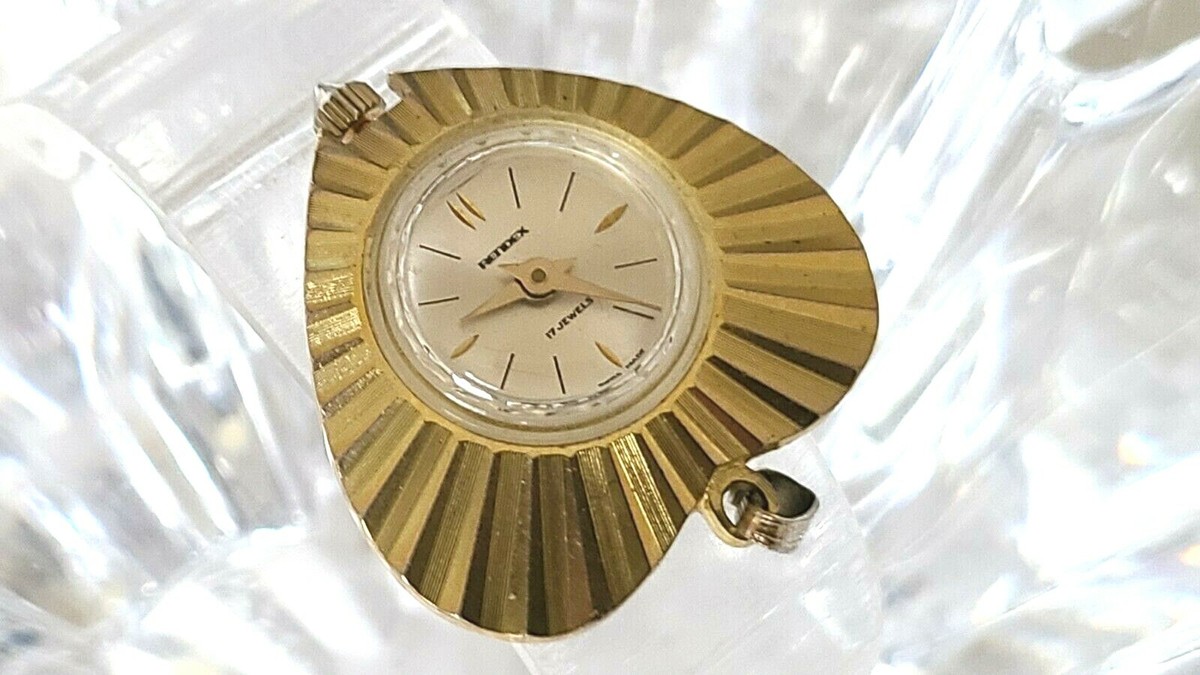 Vintage Rendex 17 Jewels Mechanical Windup Pendant Watch | eBay
