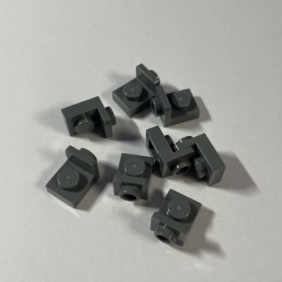 8x Lego  Winkelplatte 1x1 -1x1 36840 - dark bluish gray bracket inverted New