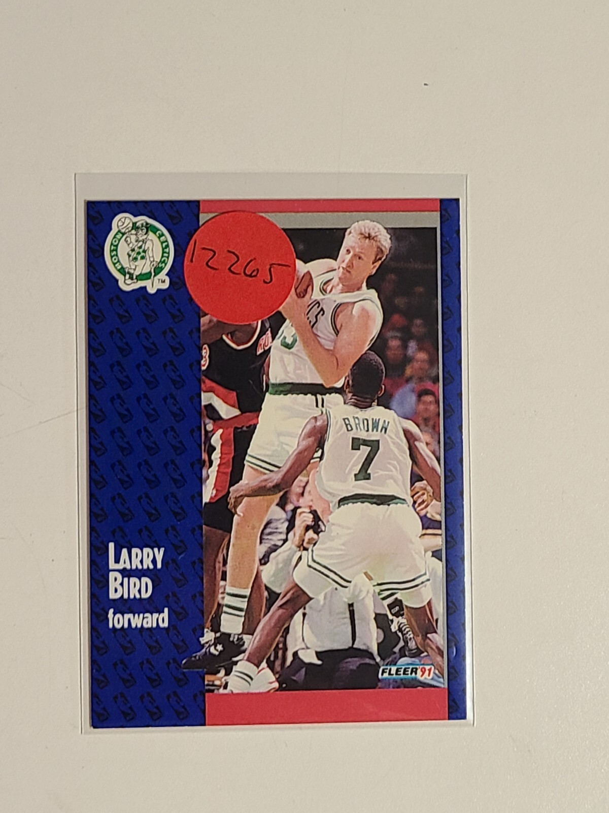 1991-92 Fleer #8 Larry Bird Boston Celtics
