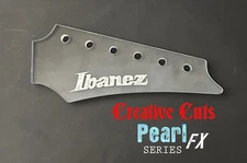 Ibanez  curved headstock logo pearl fx vinyl decal inlay for electric guitar
