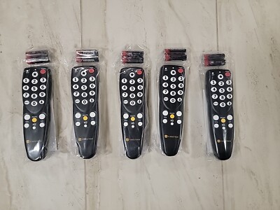 Lot of 5 Genuine Videotron Universal Remote Controls, for PVR, Comcast Xfinity 