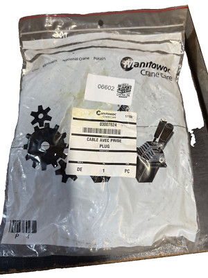 Manitowoc OEM Cable Avec Prise Plug P/N: 03007824