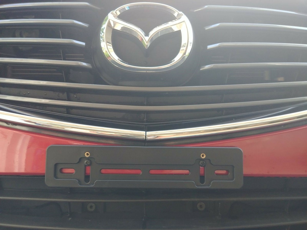 Front License Plate Tag Holder Mounting Bumper Kit Bracket For MAZDA Brand New E - Foto 6