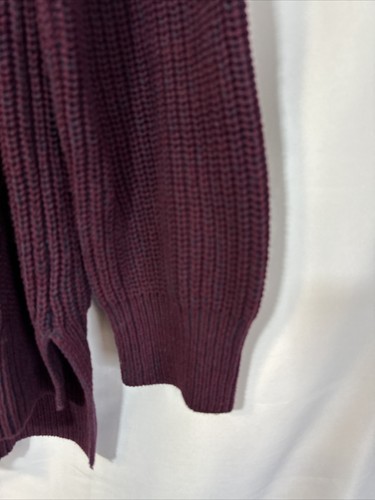 ELLEN TRACY Crew Neck Sweater Womens Size L Heather Purple Stretch Classic - Picture 3 of 9