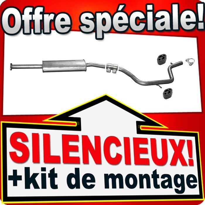 Silencieux intermédiaire Volvo V70 2.0 essence contre les bruits et vibrations sous châssis