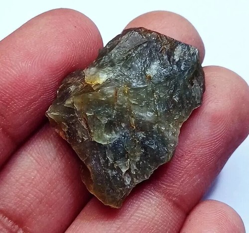 100% Natural Chrysoberyl Cats Eye Rough Loose Gemstone 19.60 Ct With Free Gift - Picture 4 of 8