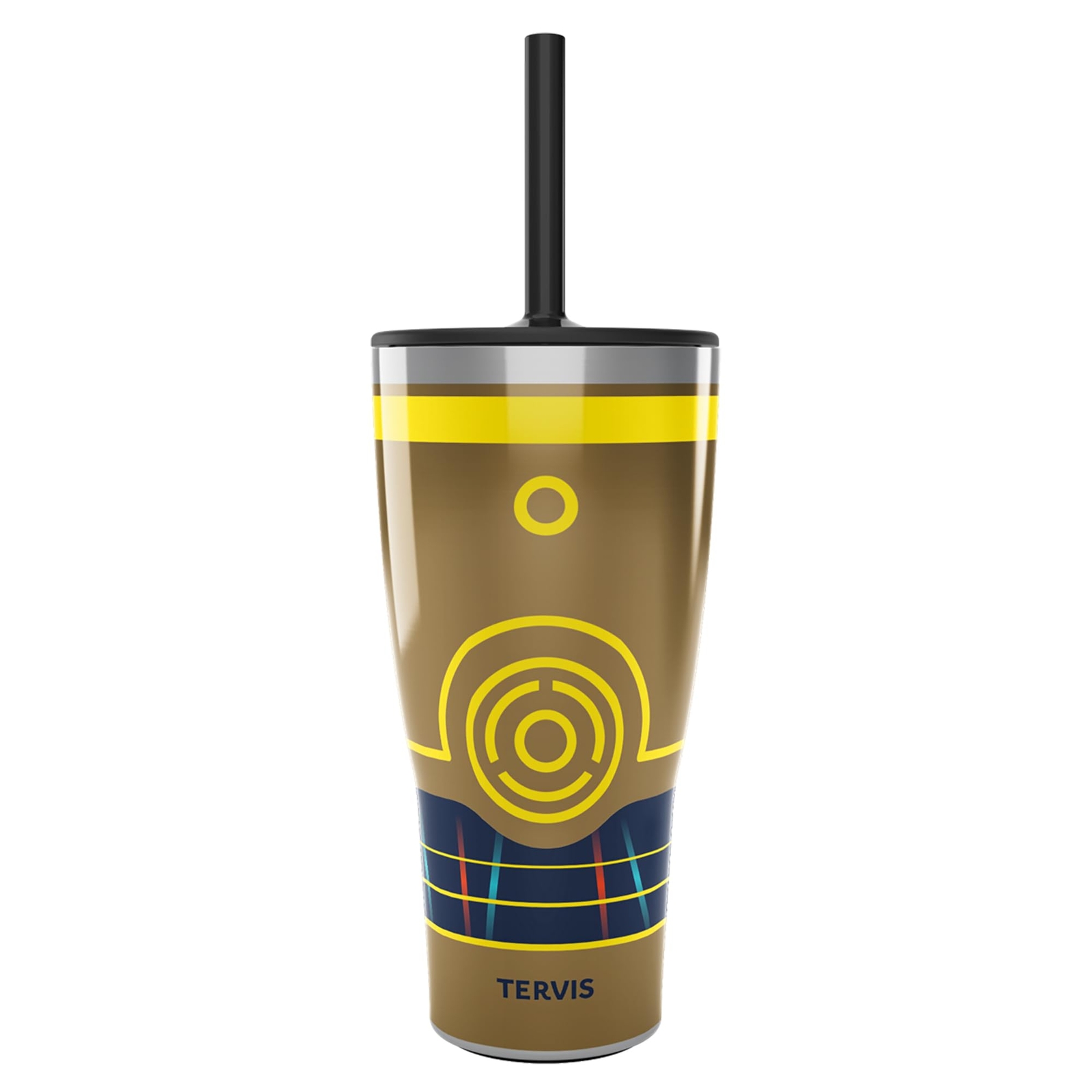 Traveler Star Wars C-3PO See Three Triple Walled Insulated Tumbler Travel Cup...