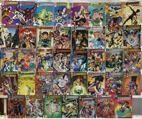 DC Comics Legionaries Run Lotto 2-40 Plus Annuale 1-3 Missing #11,15,16 1993 - Foto 1 di 7