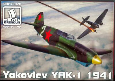 Brengun Models 1/72 YAKOVLEV Yak-1 1941 Version Russian Fighter