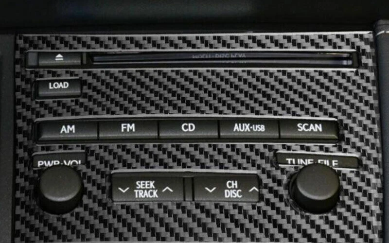 Cuadro de control botón CD consola para Lexus CT200h 11-2013 fibra de carbono real Foto 4 de 4