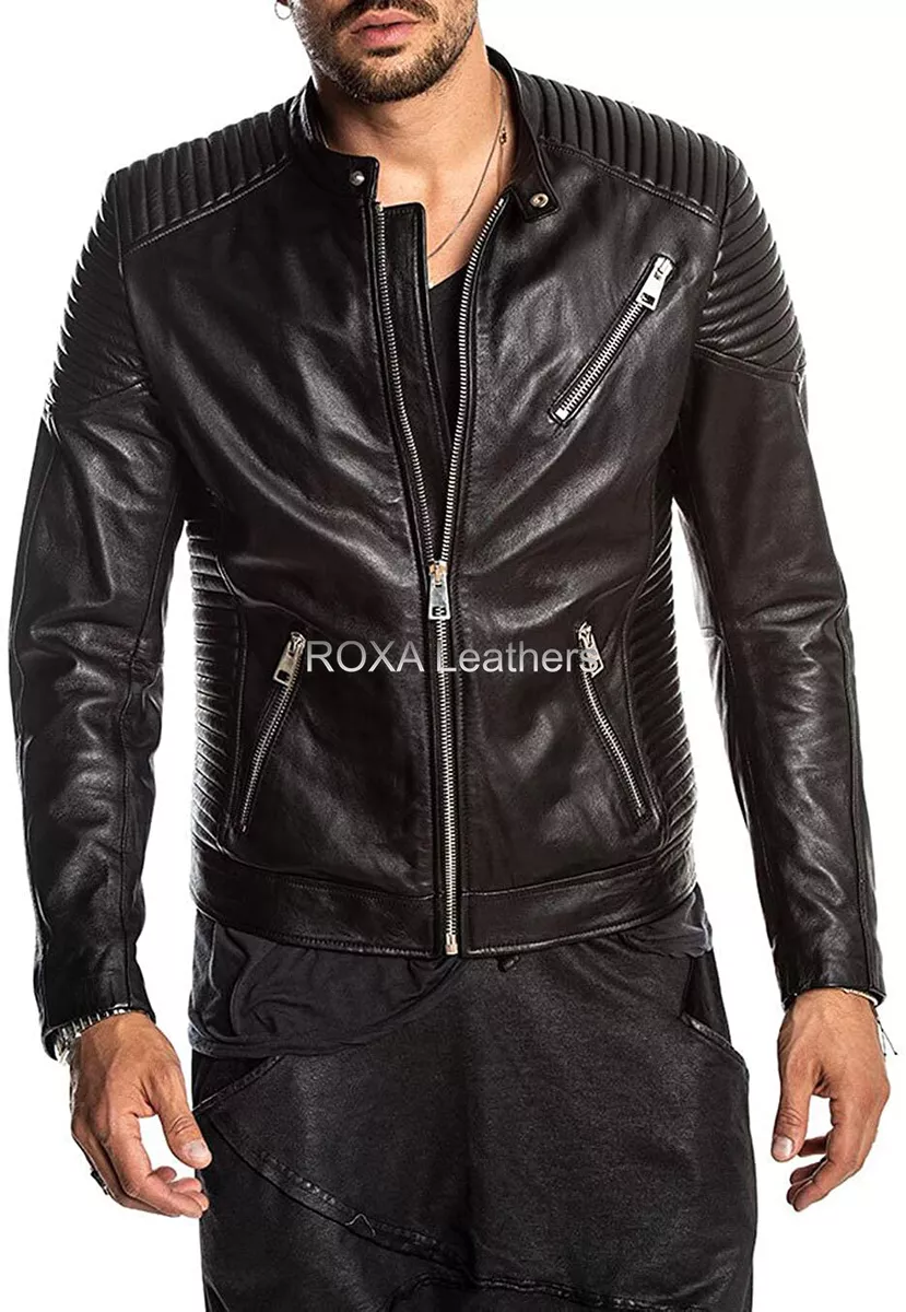 Leather fancy shop jacket