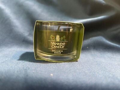 New Yankee Candle Miniature Jar Candle Balsam & Cedar, 1.3 oz