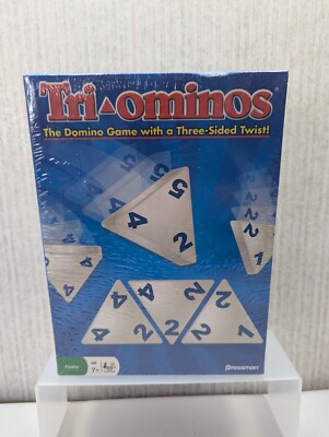 Tri-Ominos - Classic Triangular Domino Game by Pressman Toys (2009) NEW