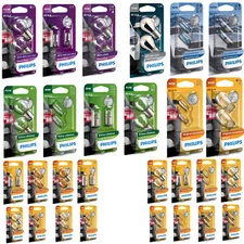Philips bulbs 12v various Models Glass Base Metal Base Soffitte Free Wa...