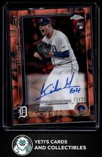 2025 Topps Chrome Update #RA-KM Keider Montero RC Lava Lamp Auto /35
