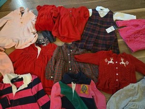 Polo Ralph Lauren EUC Lot Clothes Girls (12 Months ) 14 pieces Fall Winter