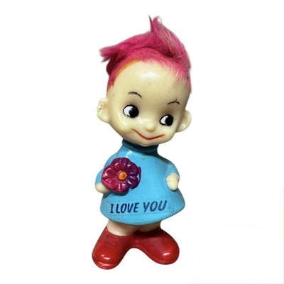 Vtg 1970 s Berries Doll. Thinking I Love You Hard Plastic. Rare