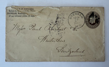 1890 Brenham TX Winterthur Swiss Paul Reinhart & Co Cotton Trade Scott U70 Cover