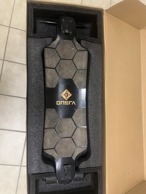 E-Longboard Onsra Black Carven Komplettboard (Direct-Drive) 40-50 Km/h