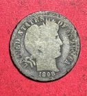 1898O US Barber SILVER Dime "New Orleans" Mint! Lower Mintage! Good Old US Coin!