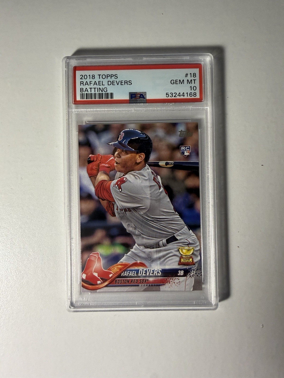 2018 Topps Series 1 RAFAEL DEVERS RC  Batting PSA 10