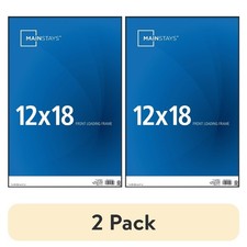 12x18 Black Front Loading Picture Frame for Wall or Tabletop Display 2-Pack