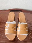 cole haan womens sandal size 8 1/5b brown new with box — photo 2