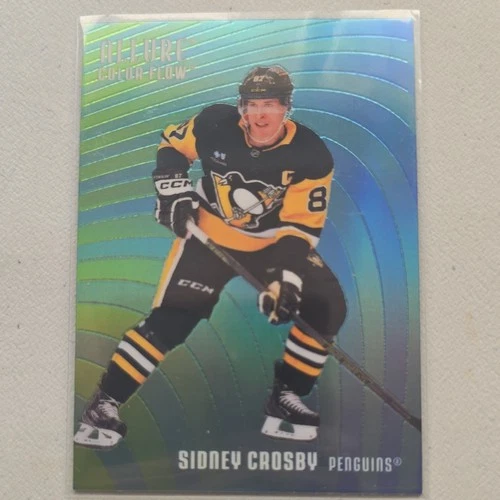 Upper Deck Allure 2025-26 Color Flow Sidney Crosby #CF-24 Penguins Green-Blue