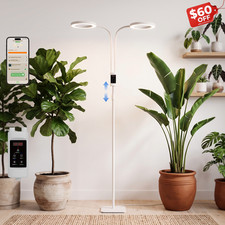 Smart Grow Light Timer  App Control 48W Full Spectrum LED for Indoor Plants
