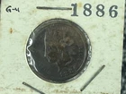 1886 TYPE 2 INDIAN HEAD CENT G/VG FREE SHIPPING LOWEST PRICES ON THE BAY