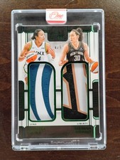 2025 Panini One and One WNBA Napheesa Collier Breanna Stewart Emerald /5