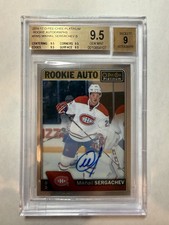 Mikhail Sergachev 2016-17 O-pee-chee Platinum Rookie Autographs #RMS BGS 9,5