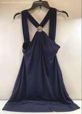 Michael Kors Women's Blue Sleeveless Dress Size M