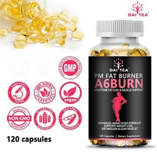 Fat Burner PM Nacht-Diät 120 Softgel Gewichtsreduktion Aufbau Stoffwechsel Immun